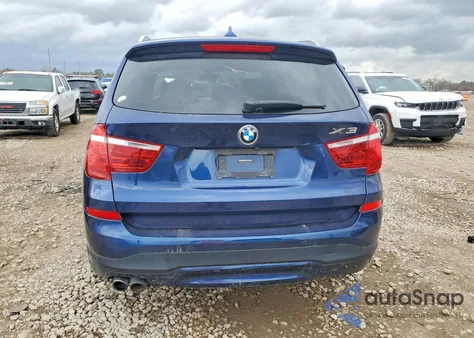 2016 BMW X3 xDrive28I из США, поврежденный, VIN 5UXWX9C53G0D74986